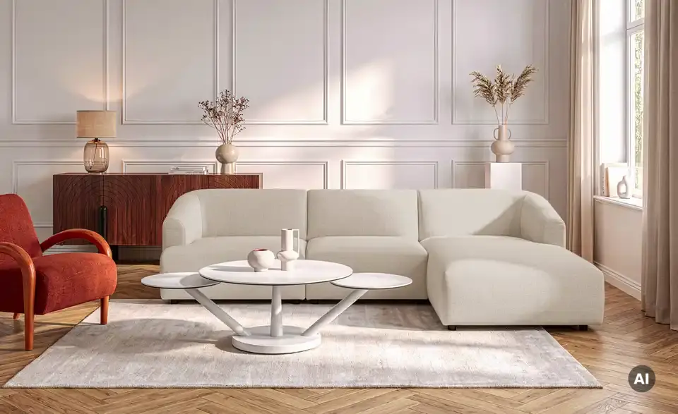 Höffner Selection Ecksofa Farina, in Wohnsituation