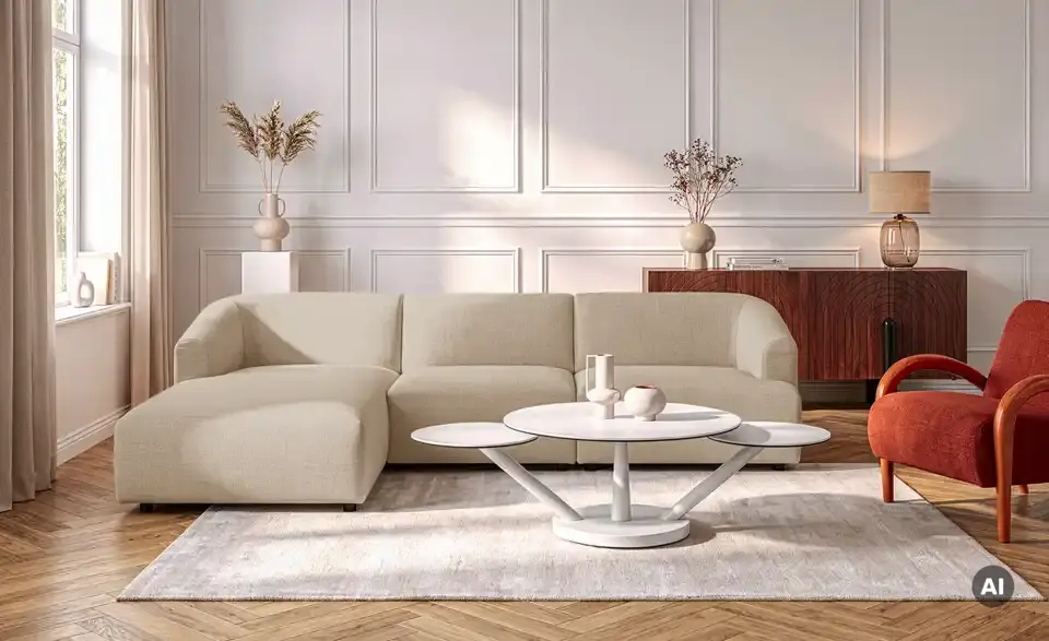 Höffner Selection Ecksofa Farina, in Wohnsituation