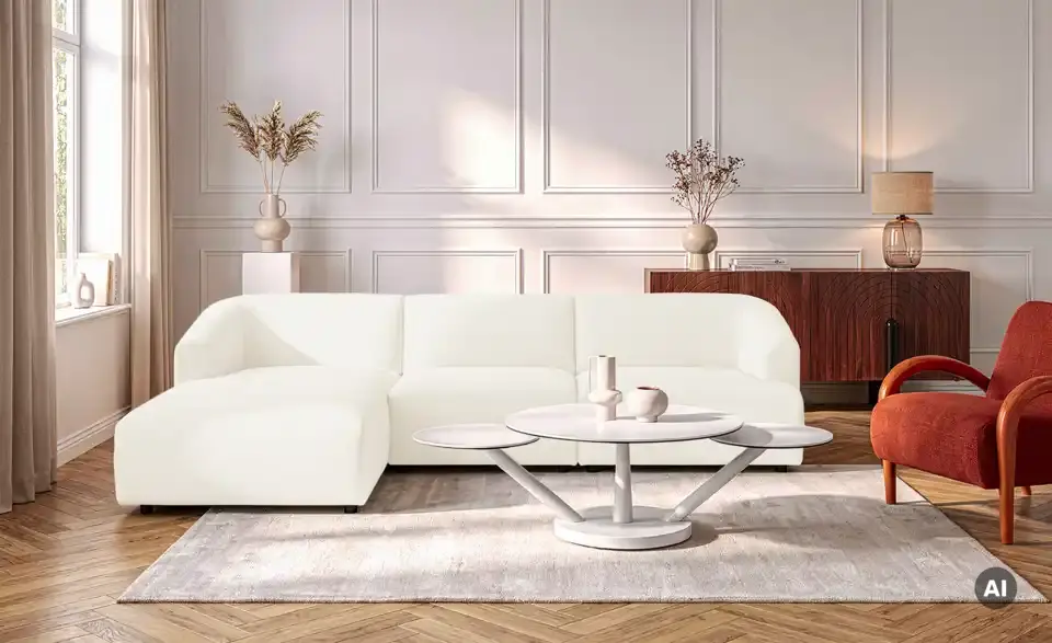 Höffner Selection Ecksofa Farina, in Wohnsituation