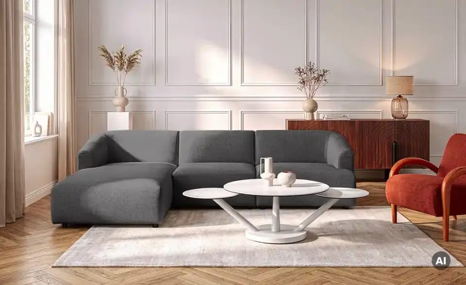 Höffner Selection Ecksofa Farina, in Wohnsituation
