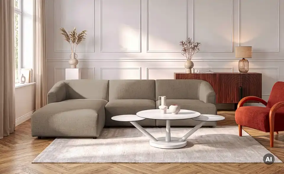 Höffner Selection Ecksofa Farina, in Wohnsituation
