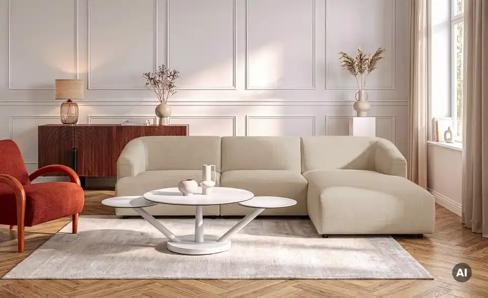 Höffner Selection Ecksofa Farina, in Wohnsituation