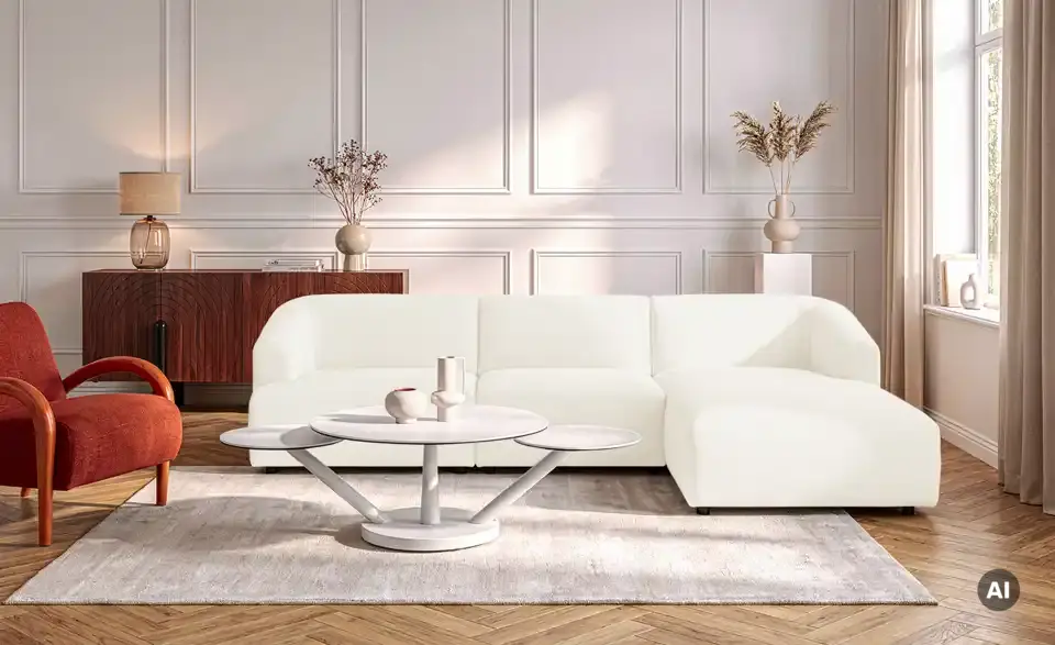Höffner Selection Ecksofa Farina, in Wohnsituation