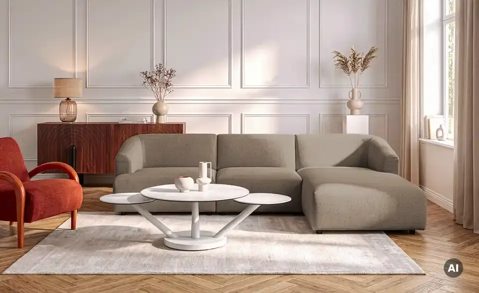 Höffner Selection Ecksofa Farina, in Wohnsituation