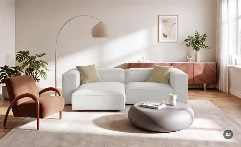 Ecksofa Noé, in Wohnsituation