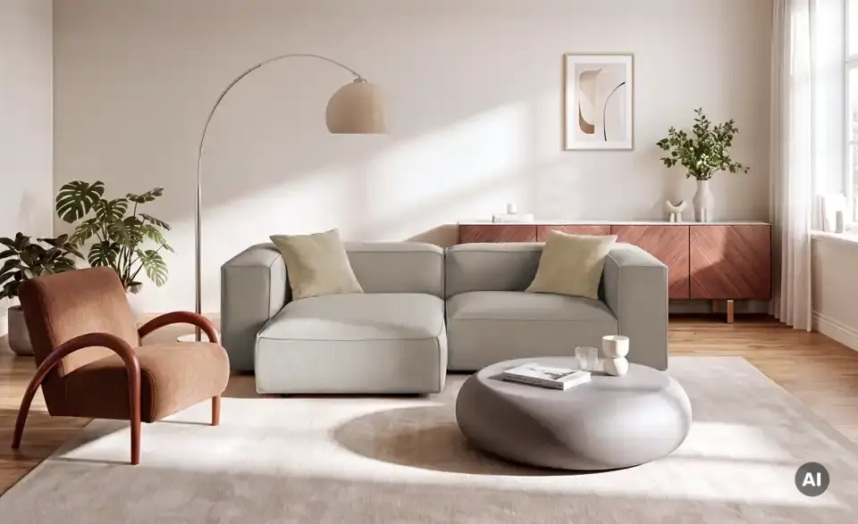 Ecksofa Noé, in Wohnsituation