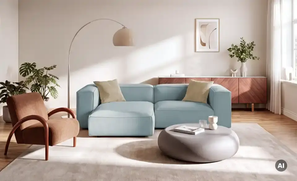 Ecksofa Noé, in Wohnsituation