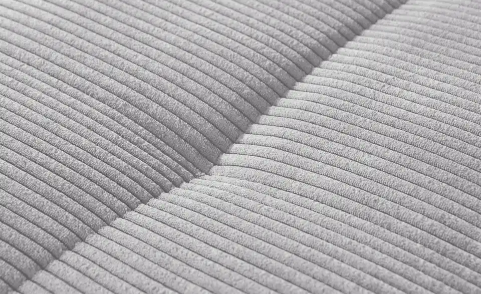 bobb Ecksofa Soumia in kuscheligem Cordstoff, Naht