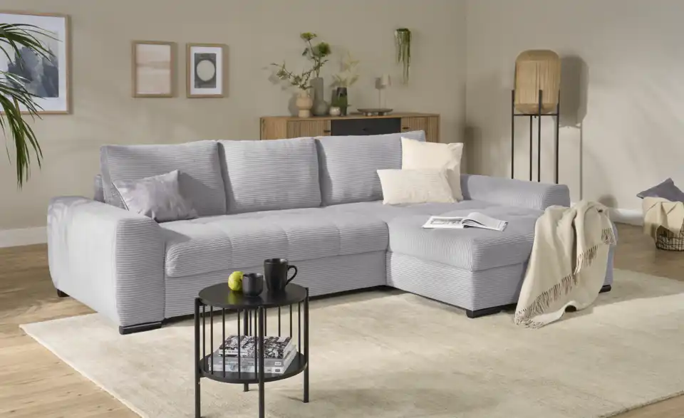 bobb Ecksofa Soumia in kuscheligem Cordstoff, Perspektive