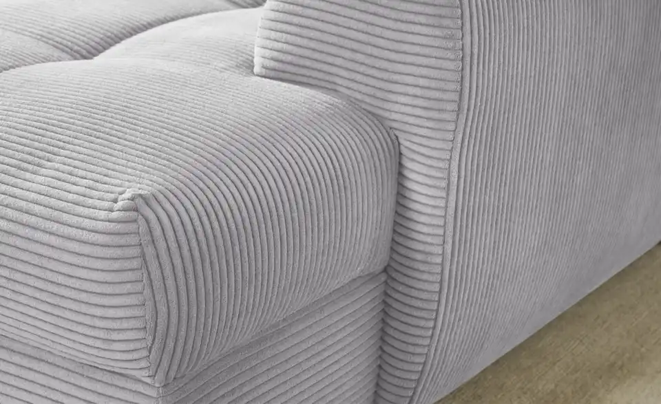 bobb Ecksofa Soumia in kuscheligem Cordstoff, Detailansicht