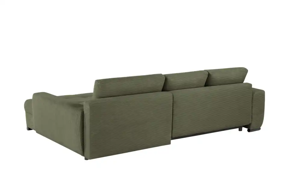 bobb Ecksofa Soumia in kuscheligem Cordstoff, Rückansicht