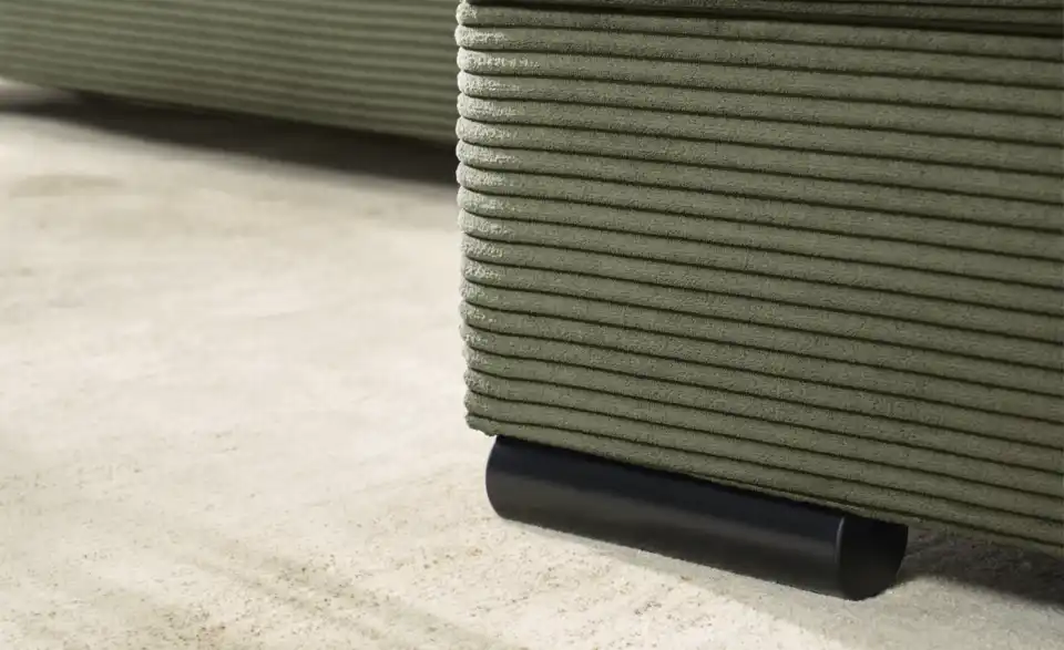 bobb Ecksofa Soumia in kuscheligem Cordstoff, Detailansicht