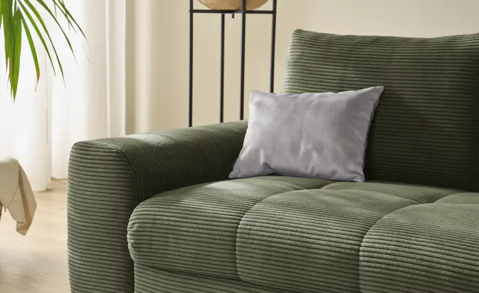 bobb Ecksofa Soumia in kuscheligem Cordstoff, Detailansicht