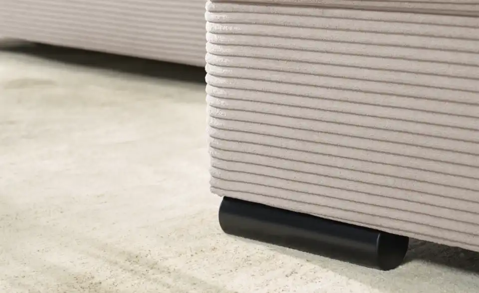 bobb Ecksofa Soumia in kuscheligem Cordstoff, Detailansicht