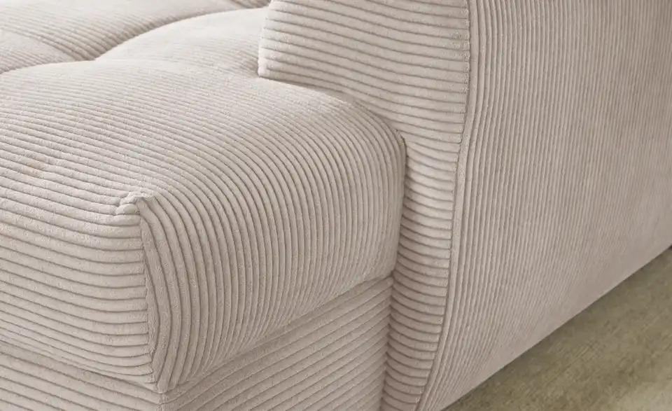 bobb Ecksofa Soumia in kuscheligem Cordstoff, Detailansicht