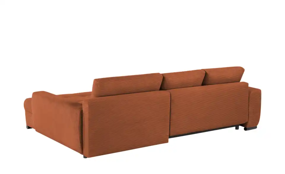 bobb Ecksofa Soumia in kuscheligem Cordstoff, Rückansicht