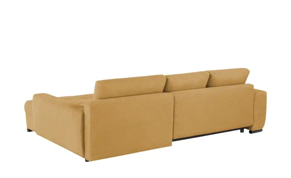 bobb Ecksofa Soumia in kuscheligem Cordstoff, Rückansicht