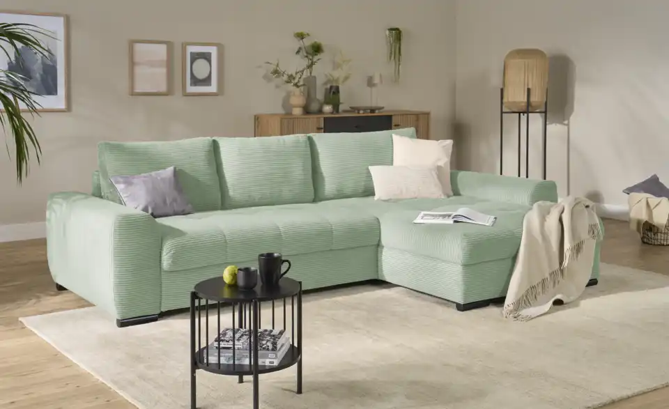 bobb Ecksofa Soumia in kuscheligem Cordstoff, Perspektive