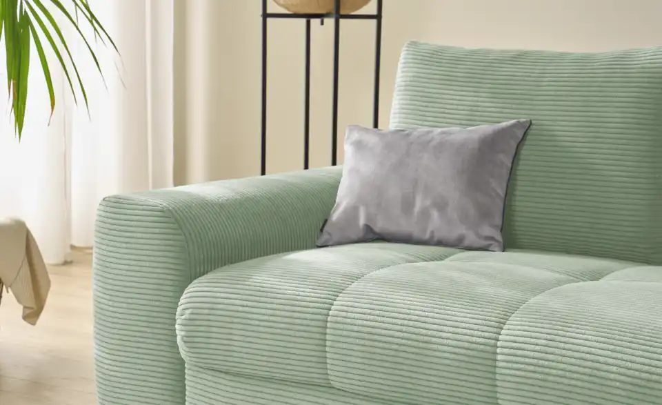 bobb Ecksofa Soumia in kuscheligem Cordstoff, Detailansicht