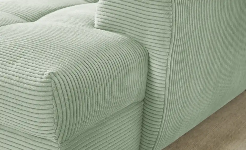 bobb Ecksofa Soumia in kuscheligem Cordstoff, Detailansicht