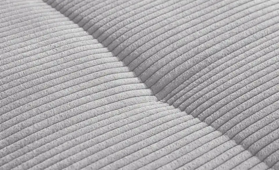 bobb Ecksofa Soumia in kuscheligem Cordstoff, Naht