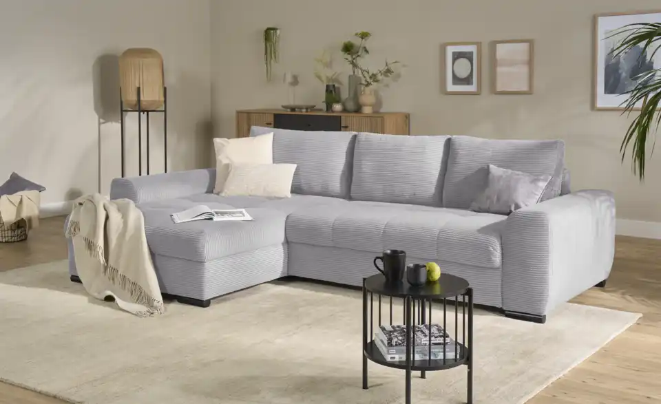 bobb Ecksofa Soumia in kuscheligem Cordstoff, Perspektive