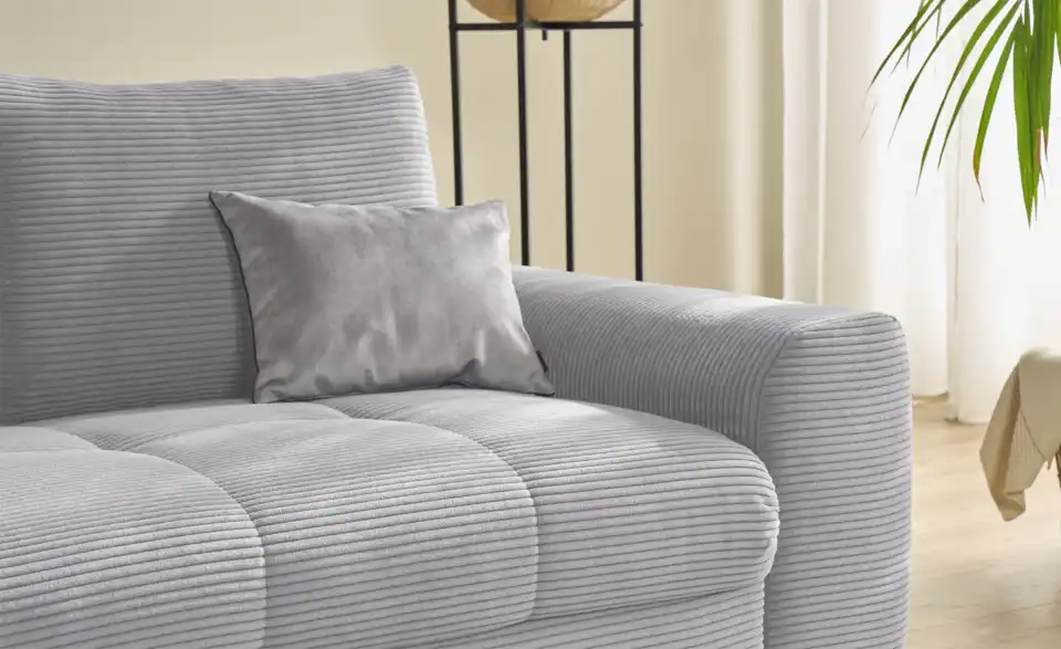 bobb Ecksofa Soumia in kuscheligem Cordstoff, Detailansicht