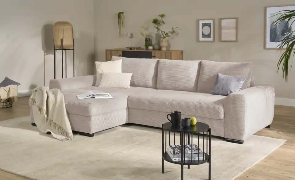bobb Ecksofa Soumia in kuscheligem Cordstoff, Perspektive
