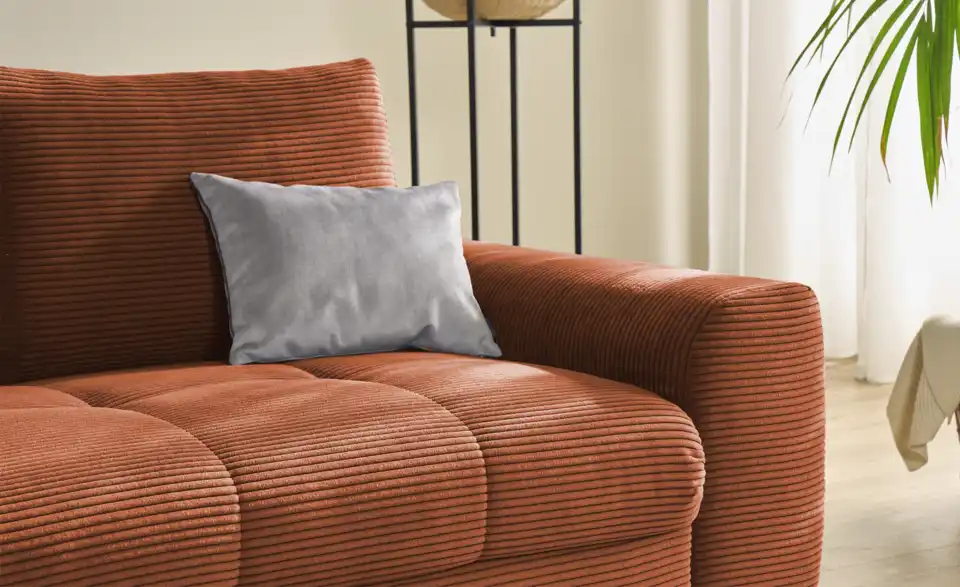 bobb Ecksofa Soumia in kuscheligem Cordstoff, Detailansicht