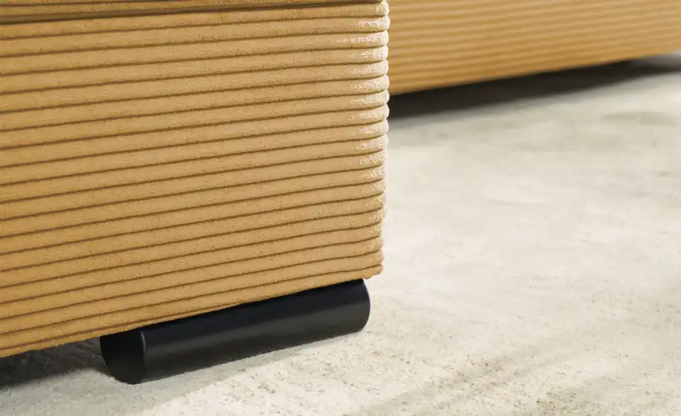 bobb Ecksofa Soumia in kuscheligem Cordstoff, Detailansicht