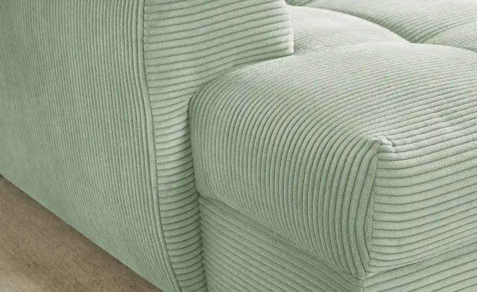 bobb Ecksofa Soumia in kuscheligem Cordstoff, Detailansicht