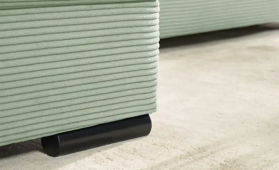 bobb Ecksofa Soumia in kuscheligem Cordstoff, Detailansicht