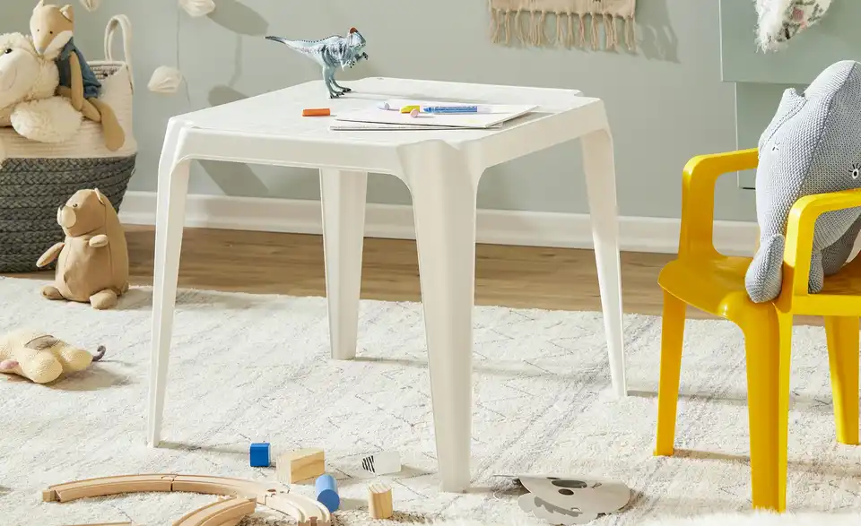 Höffner Kindertisch | Weiß | Möbel Tavolo
