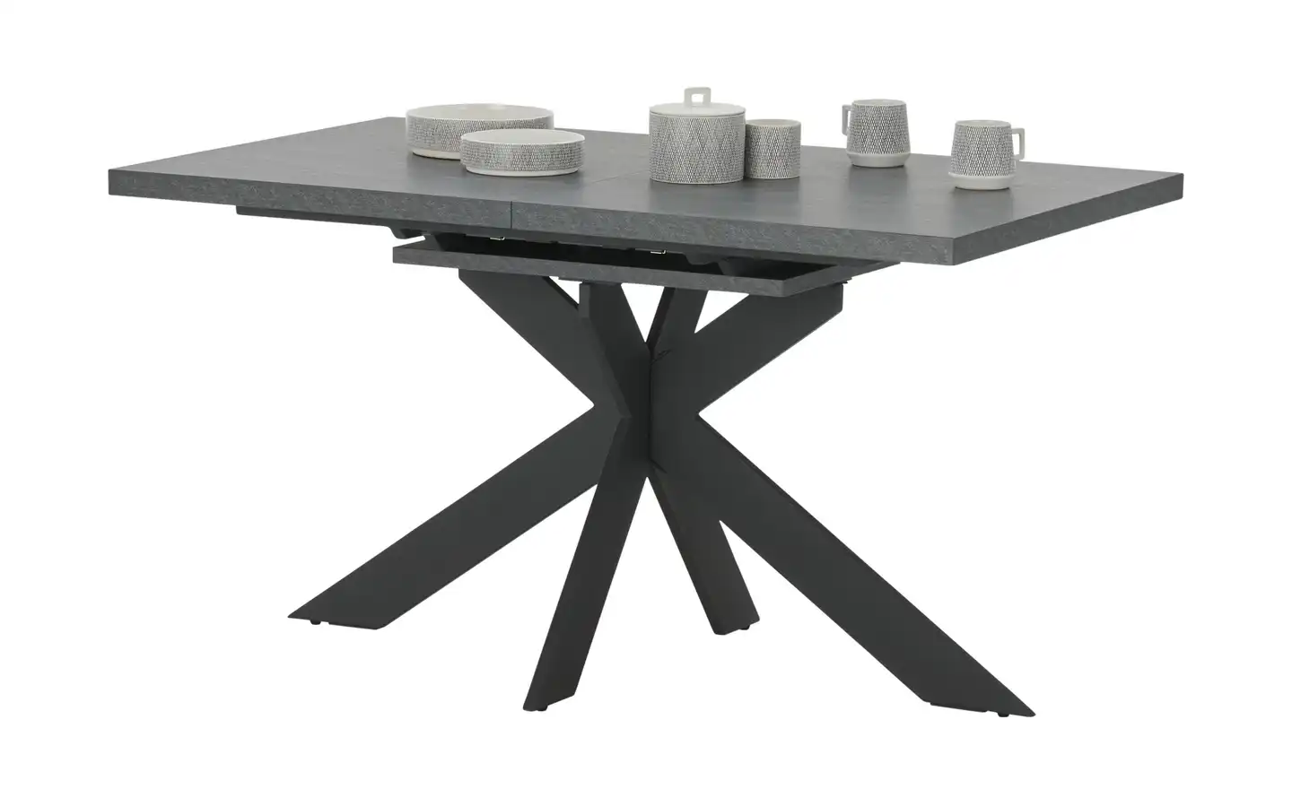 Esstisch ausziehbar JAMES Anthrazit - Esstisch ausziehbar JAMES Anthrazit - tolles Design