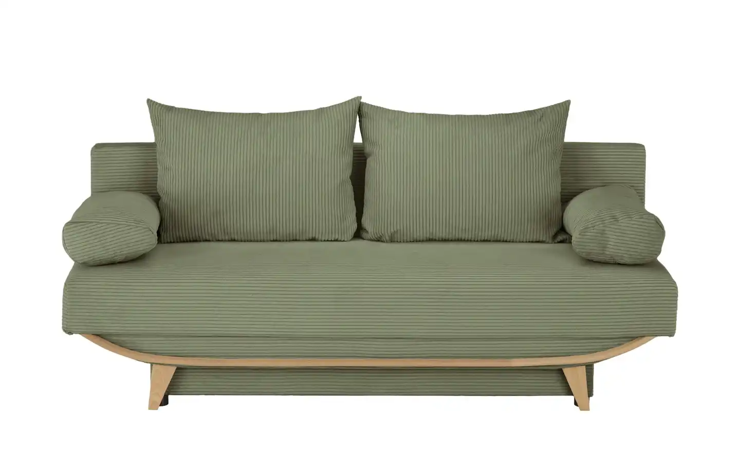 SMART Schlafsofa ODESSA Cordstoff Dunkelgrün - Smart SMART Schlafsofa ODESSA Cordstoff Dunkelgrün
