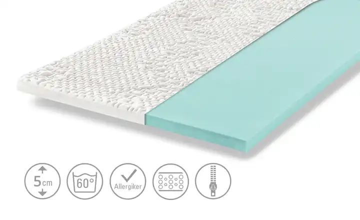 Möve Kaltschaum-Topper Aqua Med KS | 160 cm, 200 cm