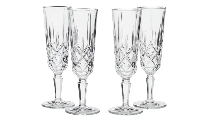 Champagnerglas, 4er-Set Noblesse