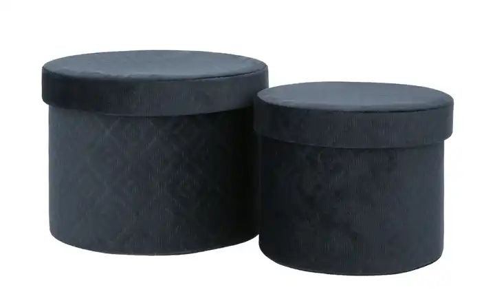 Aufbewahrungsbox, 2er-Set | Dunkelblau | Möbel Höffner