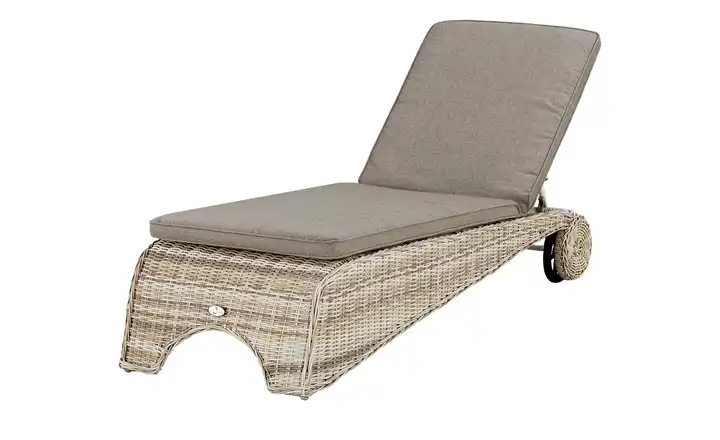 a casa mia Polyrattan-Gartenliege Sylt