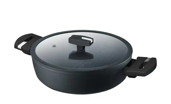 Berndes Braadpan Balance Enduro 30 cm, inductie, pan extreem krasbestendig, gietlook, anti-aanbaklaag