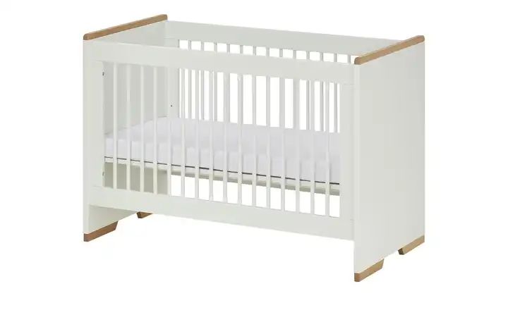 Babybett Soe Weiß / Buche Möbel Höffner