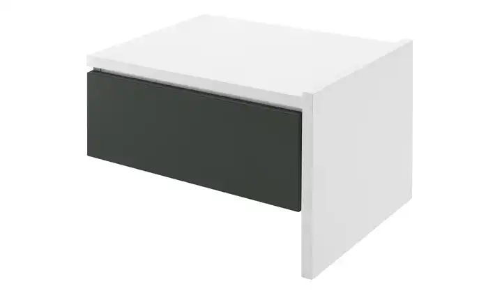 Anbau-Nachtkommode Holly | Weiß / Anthrazit | Höffner
