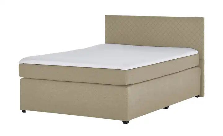 Boxspringbett Countess | 140 Cm, Beige | Möbel Höffner