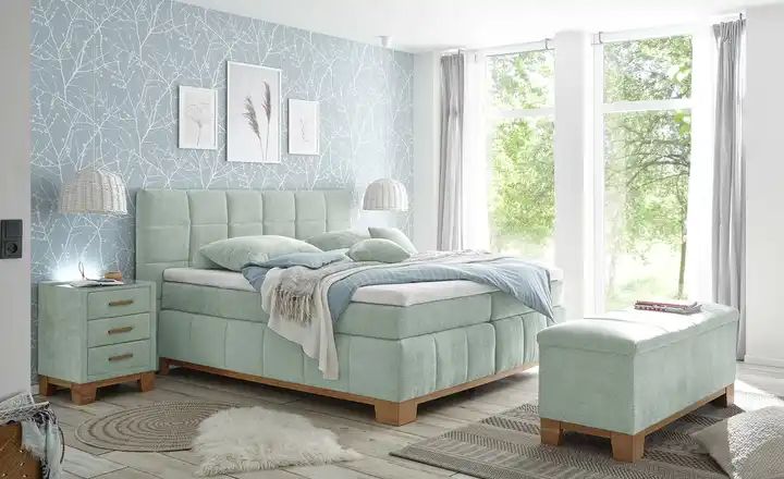 Boxspringbett BENT - Einrichtungsbeispiel