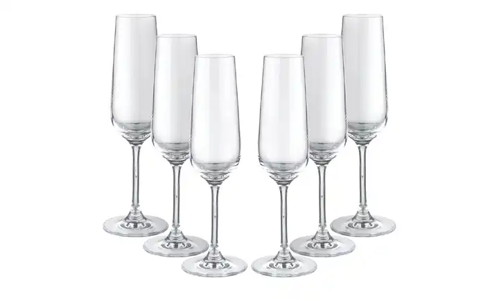 Sektglas, 6-teiliges Set Verdi