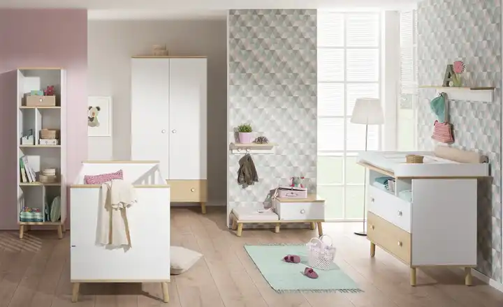 Babyzimmer-Set, 3-teilig Ylvie