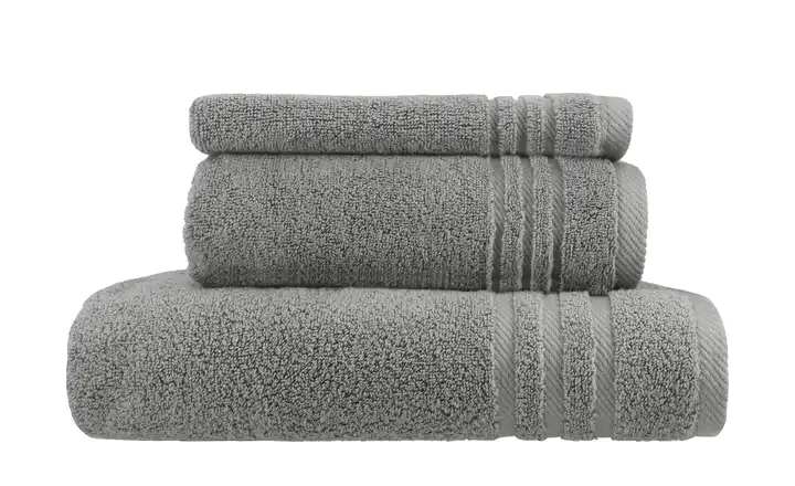 Handtuch-Set Anthrazit, 3-teilig Soft Cotton