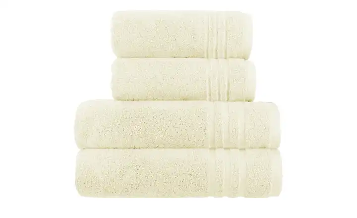 Handtuch-Set Creme, 4-teilig Soft Cotton