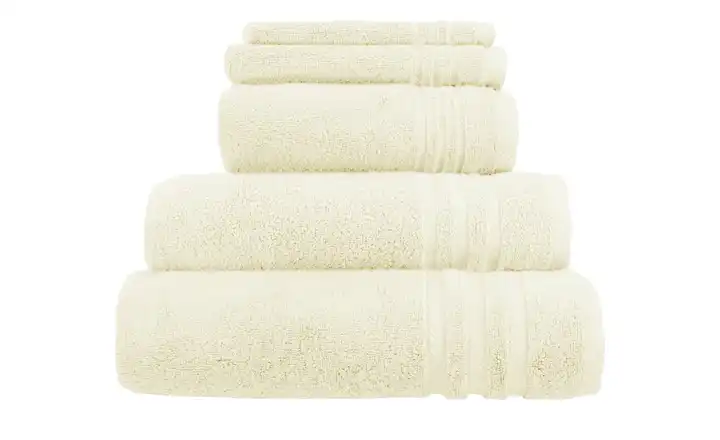 Handtuch-Set Creme, 5-teilig Soft Cotton