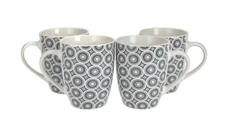 Kaffeebecher Ornamente, 4er-Set